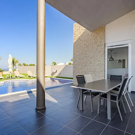 Vila Elisabetta, Luxury With Heated Pool Ocean View In Adeje, Tenerife *